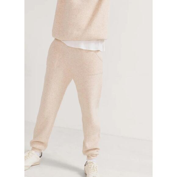 Hatch Maternity Cozy Waffle Knit Joggers Wool Blend - Picture 3 of 8